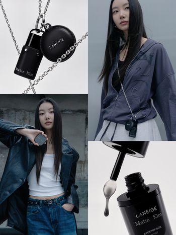 LANEIGE × Matin Kim極限黑聯名太帥！5大明星商品全部「黑化」，買氣墊直接送Matin Kim肩背包！