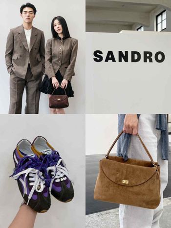 老錢風女孩看過來！SANDRO秋冬全新「皮外套、針織上衣」美到不講理！雙口袋包超必收、難怪邵雨薇也心動！