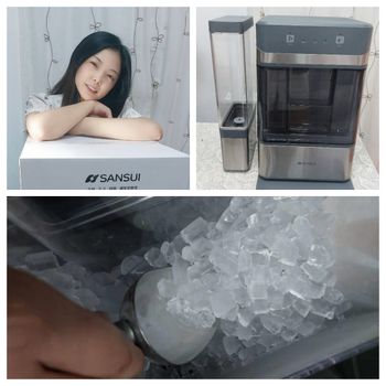 SANSUI山水評價｜第一次用就愛上！小啵冰SIC-NB01全自動急速製冰機，夏天不用再跑超商買冰塊