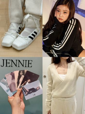 實品超美！JENNIE愛迪達聯名開賣了！芭蕾鞋、毛衣、襪套絕對要搶先收！滿額還送珍妮小卡組！