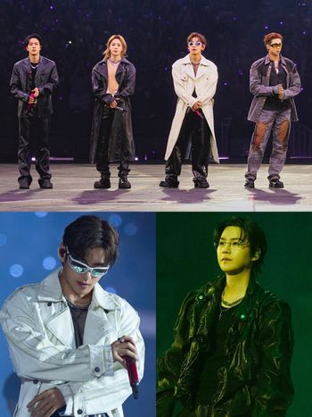 BTS世巡又穿超狂訂製服！芝加哥站換上Diesel舞台戰袍！Jimin、泰亨「透視內搭」腹肌大放送！