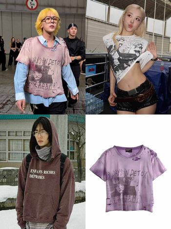 別只知道克羅心！GD、Rosé、鉉辰私服都超愛「ERD憂鬱的富二代」有多狂？一件破TEE要萬元台幣？！