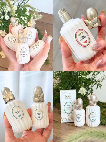 SABON首款淡香精驚喜降臨！奶油白瓷瓶＋金翼蝴蝶瓶蓋，5款夢幻香氣一次登場，荔枝玫瑰、檜木森林、星辰焚香美到想全包！