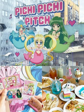 《真珠美人魚》主題咖啡廳來了！「麥克風造型蛋糕&小波特調打聖代」必點一次看、還有周邊要買！