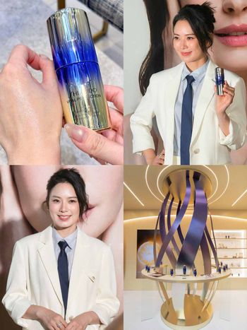 47歲Melody狀態太狂！最新凍齡秘訣「不只瘦更要有肌肉」，資生堂全新「超級精華」登場、信義A8快閃免費AI肌膚檢測！