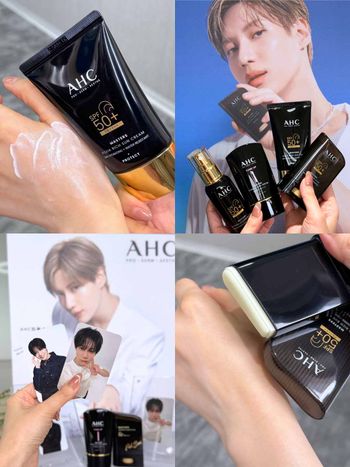 SHINee回歸前先被泰民同款洗版！AHC「小黑盾防曬」全系列爆紅抵台，黑色防曬潤色乳直接被問爆！