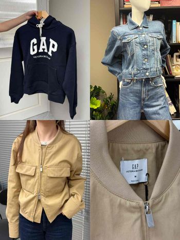 這次真的買得起！Gap驚喜聯名Victoria Beckham！高級感修身短T得包色、牛仔外套版型太強！