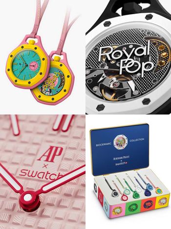 終於公開真面目！AP聯名Swatch「Royal Pop」聯名登場！皇家橡樹變懷錶、還能掛包包太潮！