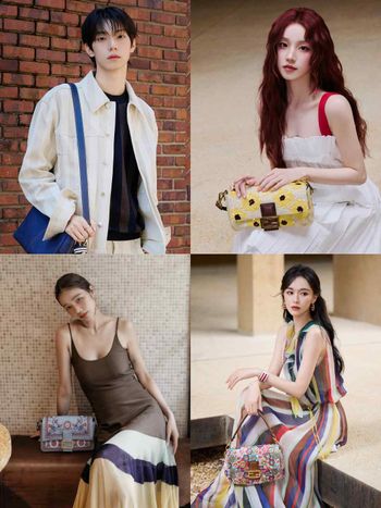 FENDI早秋新畫報公開！崔立于、宋雨琦都在搶穿！經典Baguette新色超美、這幾種搭法好好看！