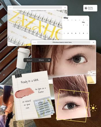 免膠睫毛相見恨晚🥰 ZAZAHO穿戴睫實測：下睫毛美到哭、黏整天零異物感！手殘黨懶人美妝術💄