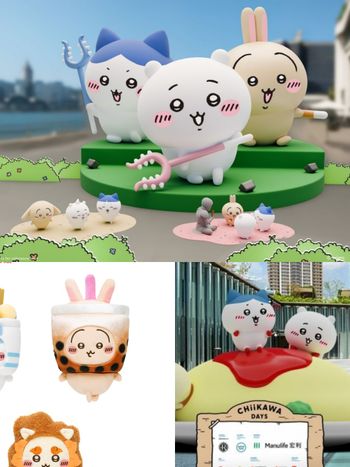 吉伊卡哇大型特展要來台灣了！台灣夜市主題裝置太好拍、還有限定「珍珠奶茶烏薩奇玩偶」要買！