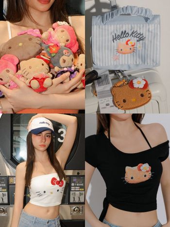 AIR SPACE烤焦Kitty回來了！這次還有美樂蒂、酷洛米加入！攜手新品牌r.fav打造快閃店！