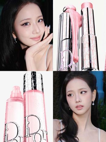 JISOO看秀妝真的開了掛！同款DIOR後台彩妝新品開賣，西柚粉腮紅、暖陽打光棒、夢幻定妝噴霧，勢必將被搶爆！