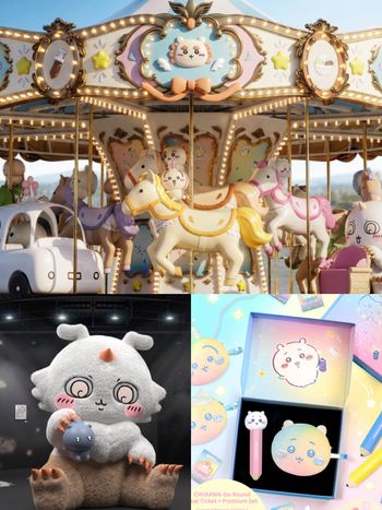 吉伊卡哇旋轉木馬太可愛！「CHIIKAWA ARTIVERSE」特展降臨香港、必拍亮點&必買周邊一次看！