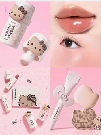 WAKEMAKE又來搶錢！二度攜手三麗鷗打造「Hello Kitty平成辣妹」聯名，曬黑Kitty＋豹紋，開賣秒搶空！