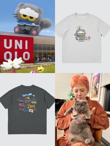 UNIQLO驚喜聯名GD愛貓！ZO&FRIENDS系列UT上衣490元、可愛到想全包！