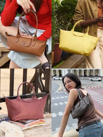 買包的盡頭是Longchamp！兩大「法棍包、肩背袋」閃亮登場！春夏配色美翻、容量也超能裝！