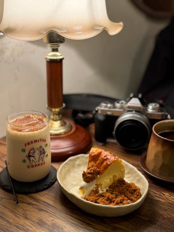 【台南北區】鹹蛋黃巴斯克必點! 環境舒適 服務親切的超讚老宅咖啡廳—稲満珈琲Inamitsu Cafe☕️