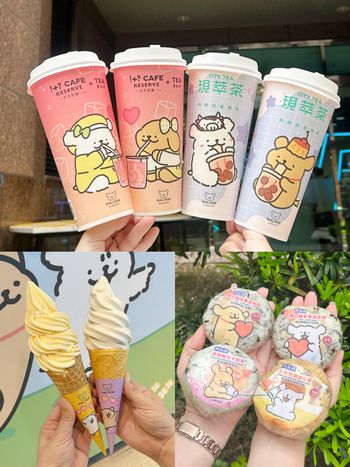 7-11開賣線條小狗聯名美食！萌翻「瑪爾濟斯芋頭牛奶霜淇淋、小黃金鮪魚拳頭飯糰」可愛到捨不得吃！