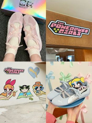 PUMA《飛天小女警》聯名球鞋來了！花花、泡泡、毛毛專屬款超可愛、期間限定巨型打卡牆在這！