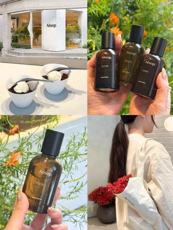 Aesop最美街角花店限時開張！「免費冰品＋限定花束袋」必拿，3款降溫系夏季香水一次看！