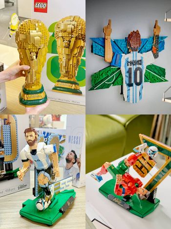 2026世足賽聯名LEGO台灣也買得到！超精緻「梅西背影、踢球C羅、FIFA官方獎盃」全都要收藏！