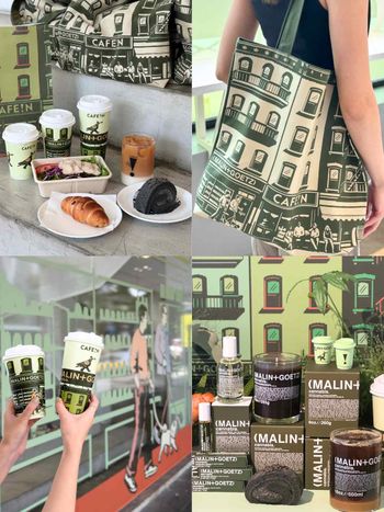 紐約最潮大麻香氛聯名來了！MALIN+GOETZ攜手CAFE!N打造限定咖啡店，托特包、即可拍、聯名飲品全都想收！
