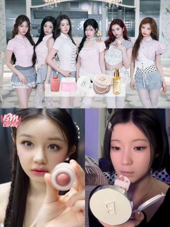 BABYMONSTER私下愛用美妝公開！睡覺離不開蒸氣眼罩、化妝包必帶唇頰霜...，Rora同款粉氣墊愛到用完兩顆！