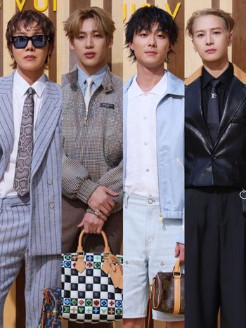 LV男裝大秀有多狂？直接把瀑布海浪搬進秀場、各界男神大集合、 j-hope神級待遇秀款搶先穿上！