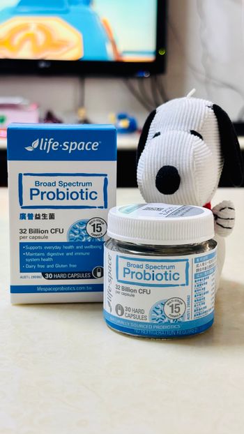 【無添加益生菌開箱】找回夫妻的輕盈節奏👣「澳洲 Life-Space 廣普益生菌」實測：320億好菌拯救外食久坐族，和老