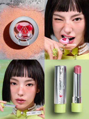 3CE最潮聯名來了！攜手韓星愛牌MIKSHIMAI推限量彩妝，蜜桃腮紅、珊瑚唇膏甜酷登場，滿額再送聯名戒指、項鍊！