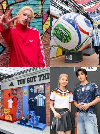 足球迷瘋掉！adidas「世界盃足球街區」空降信義區！各國代表隊球衣、巨型足球得衝拍照打卡！