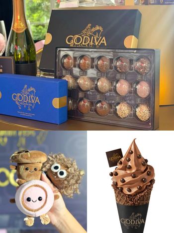 GODIVA推100週年限定「松露巧克力禮盒」！榛果慕斯口味太欠吃、再送超可愛Jellycat風玩偶吊飾！