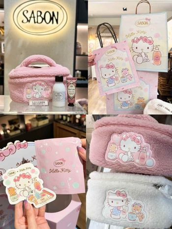 2026 SABON週年慶首度聯名Hello Kitty！明星三部曲夢幻禮盒88折，限定滿額贈毛毯、絨毛化妝包萌翻了！