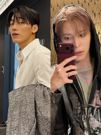 老公們出差去！ATEEZ崔傘、潤浩「傘貓、丁狗狗」出發Dolce&Gabbana、DIESEL米蘭時裝週！