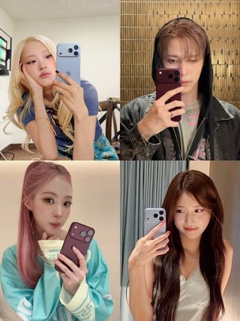 韓星都換上iPhone 18 Pro啦！Rosé「勃根地紅&冰川藍」兩大新色都入手、IVE全團也都換新手機？！
