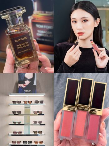TOM FORD全台首家美妝×眼鏡概念店開進大巨蛋！池昌旭唇釉色號、薇娟同款香水、秋冬彩妝新品、限量墨鏡一次逛！