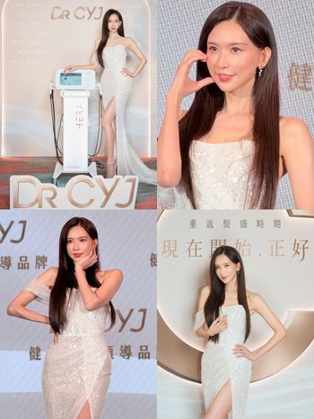 林志玲代言DR CYJ自爆早是「低調常客」！私下保養秘笈公開，喝水、防曬、運動天天做，連頭皮都偷偷顧，難怪長髮蓬鬆有型！