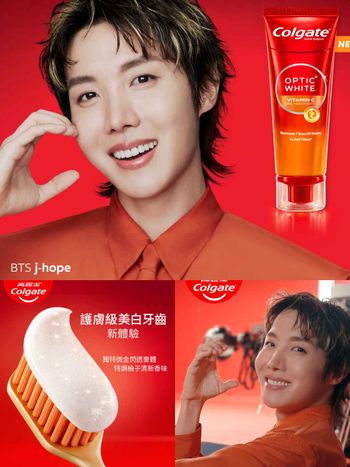 阿米暴動！BTS j-hope攜手高露潔登台，注入護膚級精華＋柚子薄荷「陽光小C管」連刷牙都想跟，momo、蝦皮買得到！