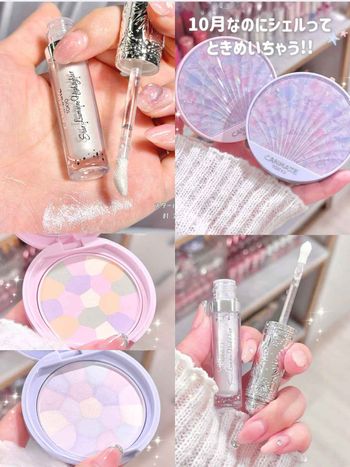 CANMAKE又推斷貨級爆品！日女瘋搶「人魚貝殼蜜粉餅＋碎鑽打亮液」，顏值高到日本Loft、PLAZA開賣秒完售！