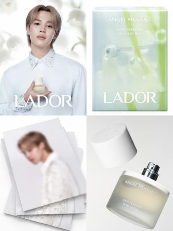 BTS Jimin月球漫舞廣告太犯規！LADOR髮香噴霧登台，天使鈴蘭、沐皂之花兩款都想收，還有限量珍藏本！