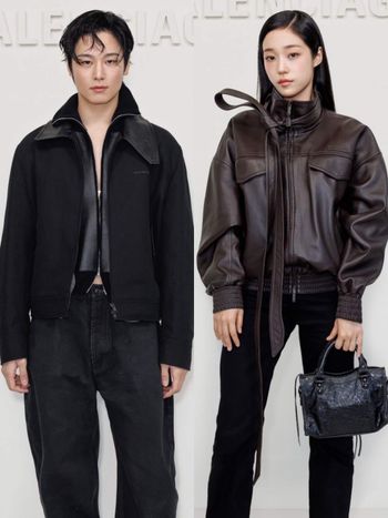 Balenciaga巴黎大秀星光太強！THE BOYZ柱延全黑造型帥炸！盧允瑞下班秒衝出打招呼、簡直太寵粉了！