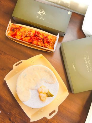 台中檸檬甜點專賣店「LUMONE 鹿檬」人氣雙款開箱！酸甜焦香一次滿足
