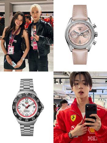 F1新加坡大獎賽場邊也精彩！TAG Heuer把「泰星Becky、ALD1李相沅」都帶來了！這個人氣陣容太吸睛！