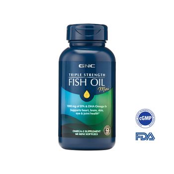 GNC健安喜 三倍魚油迷你軟膠囊