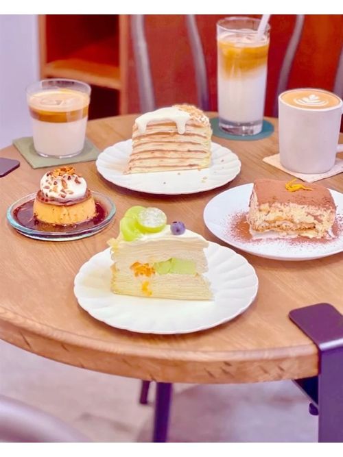 員林咖啡廳 每款甜點都好好吃🤤花生控必點焦糖花生千層👍