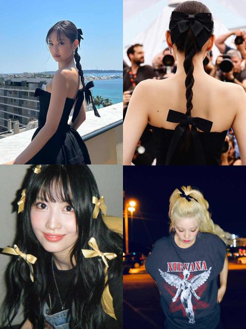 2023韓系編髮趨勢！韓國女團正夯芭蕾風緞帶綁髮：燈籠辮、細辮、麻花辮...，簡單日常又精緻！