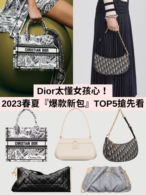 Dior 2023春夏『五大爆款新包』Dior Ammi、腋下包、托特包...款款擊中女孩心！