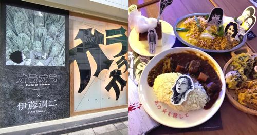 伊藤潤二x歐拉歐拉餐酒館聯名！富江咖哩飯、蠟燭稻草人紅酒...感受沉浸式驚悚用餐氛圍！