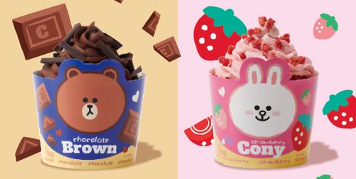 Mister Donut甜甜圈新品！LINE FRIENDS聯名熊大、兔兔可可瑪芬萌翻天！